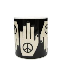 Frances Collett - Medium Ceramic Mug 275ml - Hand of Peace