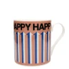 Frances Collett - Medium Ceramic Mug 275ml - Happy Pink