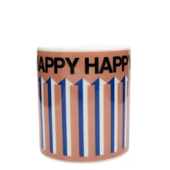 Frances Collett - Medium Ceramic Mug 275ml - Happy Pink