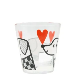 Jane Foster - Animal Glass Tumbler - Dog & Heart - 250ml