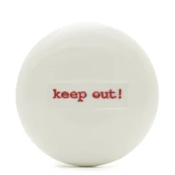 Keith Brymer Jones - Ceramic Drawer Knob - keep out!