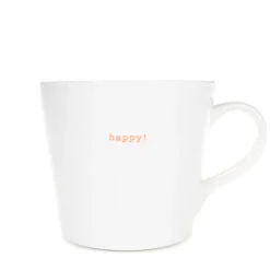 Keith Brymer Jones - Large Mug - happy! (orange) - 500ml
