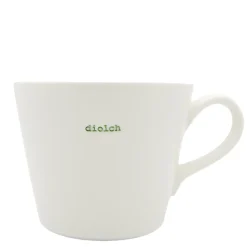Keith Brymer Jones - Medium Mug - diolch (Welsh) - 350ml
