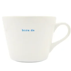 Keith Brymer Jones - Medium Mug - bore da (Welsh) - 350ml
