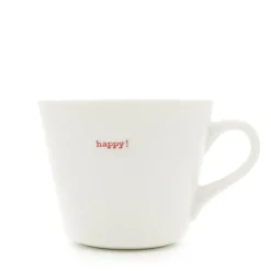 Keith Brymer Jones - Medium Mug - happy! (red) - 350ml