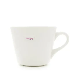 Keith Brymer Jones - Medium Mug - happy! (lilac) - 350ml