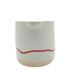Keith Brymer Jones - Stoneware Jug - Pebble & Red - 400ml