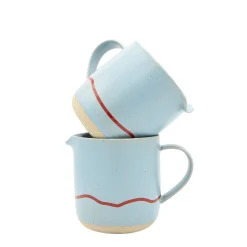 Keith Brymer Jones - Stoneware Jug - Clear Sky & Red - 400ml