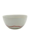 Keith Brymer Jones - Stoneware Bowl - Pebble & Red - 600ml