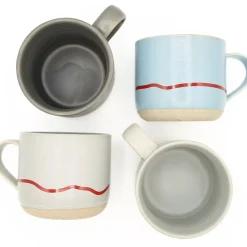Keith Brymer Jones - Stoneware Mug - Clear Sky & Red - 350ml