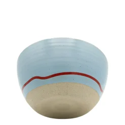 Keith Brymer Jones - Stoneware Bowl - Clear Sky & Red - 600ml