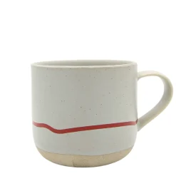 Keith Brymer Jones - Stoneware Mug - Pebble & Red - 350ml