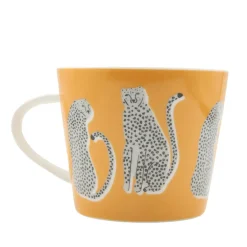 Scion Living - Animal Mug - Lionel Leopard - Orange - 350ml