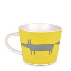 Scion Living - Animal Mug - Mr Fox - Yellow & Charcoal - 250ml