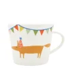 Scion Living - Animal Mug - Mr Fox Party Hat - Ceramic - 350ml