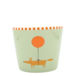 Scion Living - Animal Mug - Mr Fox Balloon - Green - 350ml