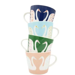 Scion Living - Animal Mug - Swim Swam Swan - Milkshake - 350ml