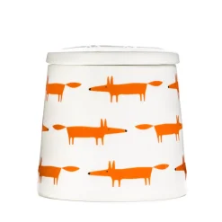Scion Living - Storage Jar - Mr Fox - Ceramic & Orange - 700ml